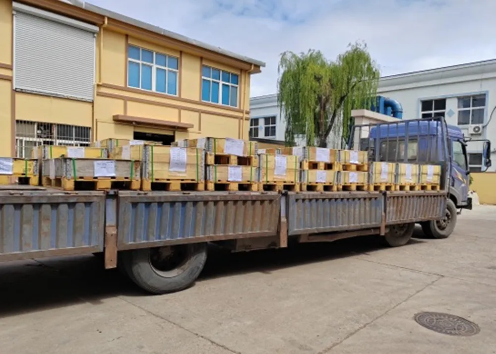 Piezas de cilindros por transporte ferroviario